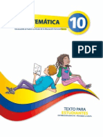 Texto de Estudiante 10mo EGB Matematica PDF