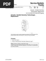 Actuator Variable Geometry Turbocharger Replacement