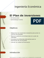 El Plan de Inversiones