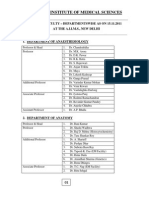 AIIMS Current - Faculty - List PDF