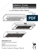 Installation Guide and Users Manual: UC200 Series Under Cabinet