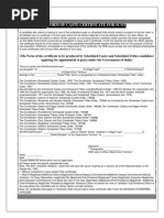 6 Caste Certificate Format