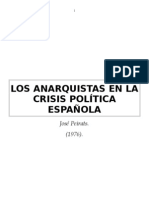 Los Anarquistas en La Crisis Política Española