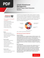 Oracle Warehouse Management: Oracle Value Chain Execution Solution