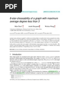 8-Star-Choosability of A Graph With Maximum Average Degree Less Than 3