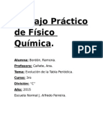 Trabajo Práctico de Físico Química