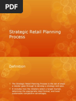 Strategic Retail Planning Process