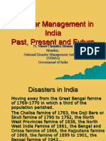 Disaster Management in India Past, Present and Future