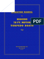 Higgins 78ft Operating Manual PT71-94