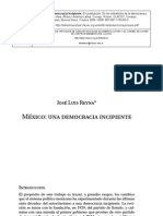Mexico Una Democracia Incipiente