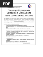 II Curso Tecnicas Eficientes de Voladuras