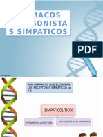 Farmacos Antagonistas Simpaticos y Muscarinicos