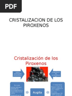 Cristalizacion de Los Piroxenos