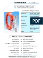 Deltaflux Bypass Flowmeter