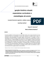 Geyso Germinari - Cognição Histórica Situada - Currículo e Ensino