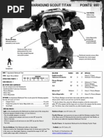 Inquisitorial Warhound Titan Datasheet