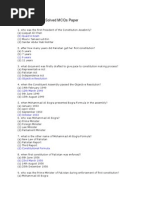 Pakistan Studies MCQs