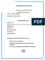 PREPARACIÓN DE DISOLUCIONES ACUOSAS-informe 7 Quimica