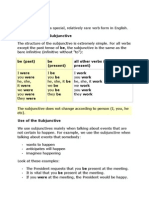 Subjunctive