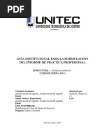 Guia para La Formulación Del Informe de Práctica Profesional