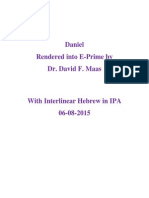 Daniel in E-Prime With Interlinear Hebrew in IPA 6-8-2015