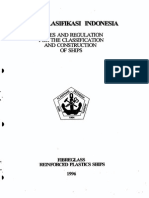 (Vol V), 1996 Rules For Fiberglass Reinforced Plastics Ships, 1996