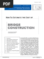 Bridge Construction: How To Estimate The Cost of