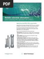 Agilent Pursuit 3 Diphenyl Columns Brochure