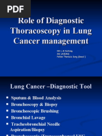 Diagnostic Thoracoscopy (VATS) in Lung Cancer