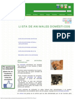 Animales Domésticos PDF