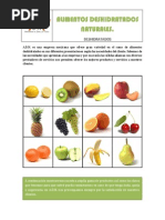 Catalogo de Alimentos Deshidratados Naturales Deshidratados