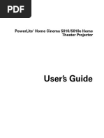 User'S Guide: Powerlite Home Cinema 5010/5010E Home Theater Projector