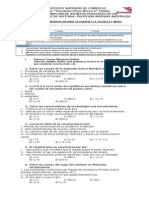 Prueba Formativa 1° Medio (Periodo Entre Guerras, Segunda Guerra Mundial)