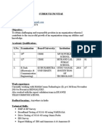 Curriculum Vitae Dheeraj Sharma