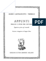 Castelnuovo Tedesco-Appunti PDF