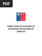 04 Norma Técnica de Auditorías de Defunciones Por Neumonia en Domicilio