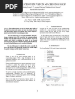Scrap Reduction in Piston Machining Shop