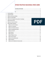 Ideario Del Partido Político Nacional Perú Libre