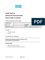 JETSET Practice Paper PDF