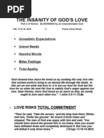 The Insanity of God's Love