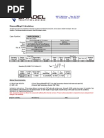 Diamondwrap® Calculations: Case Number