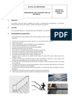 Procedimiento para Tránsito Por Escaleras