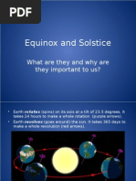 Equinox and Solstice: What Are They and Why Are They Important To Us?