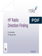 HF Radio Direction Finding