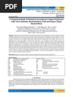 A Numerical Study of Natural Convection in A Square Enclosure With Non-Uniformly Heated Bottom Wall and Square Shape Heated Block