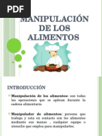 Manipulación de Los Alimentos