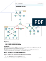 10.2.1.8 Packet Tracer Web and Email Instructions