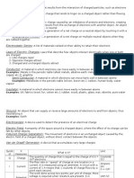 Electricity Study Guide