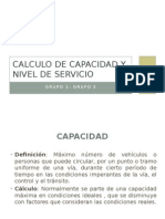 Capacidad y Nivel de Servicio de Carreteras