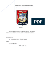 Importancia de La Matemática para El Desarrollo Integral de La Persona y Su Influencia en El Progreso Del Pais